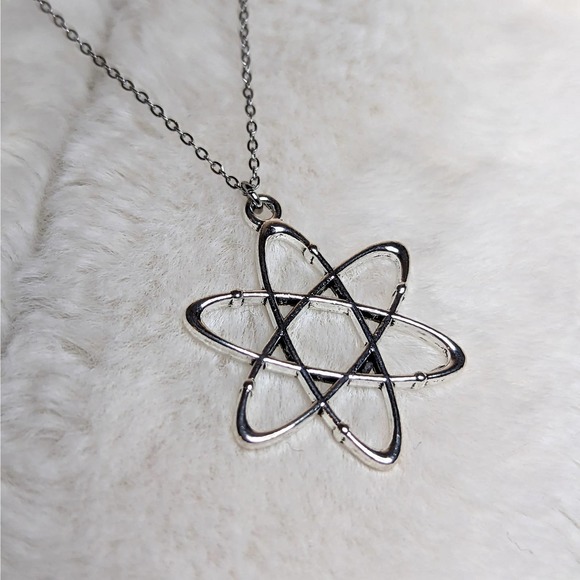 Atom Charm Necklace - Picture 2 of 3